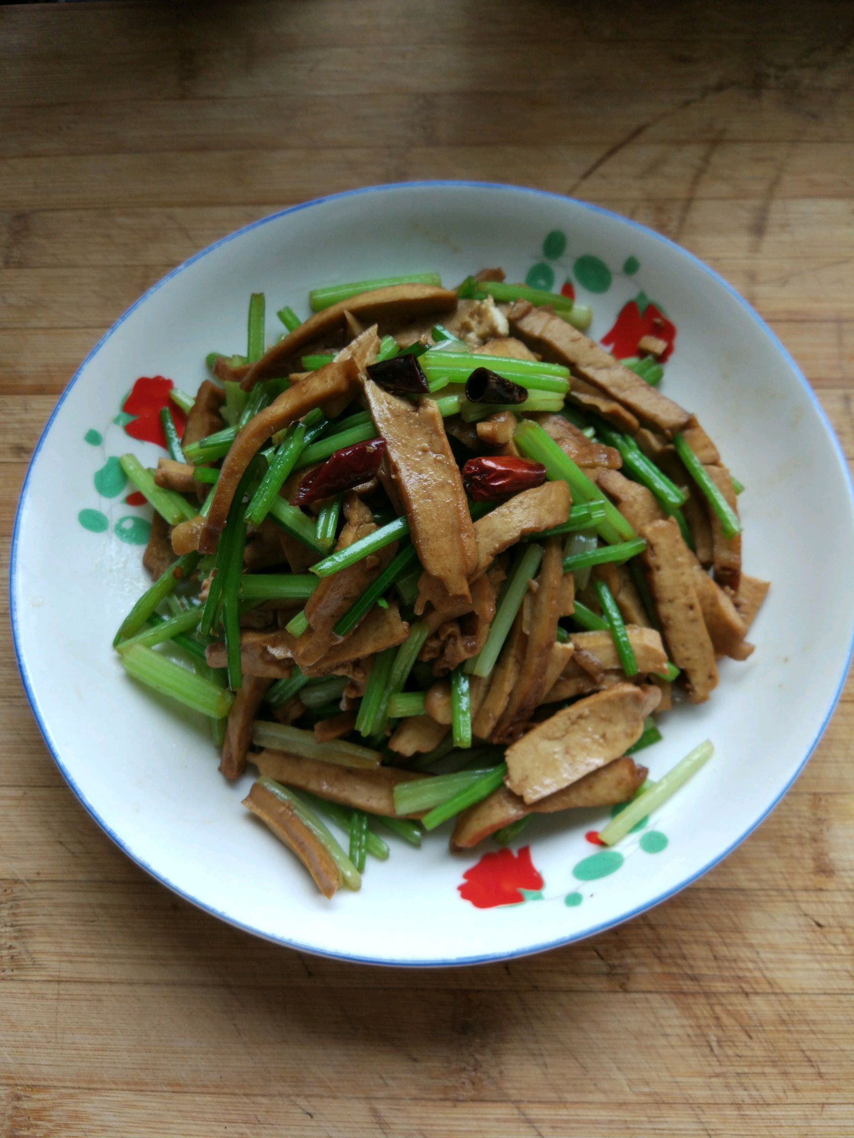 香芹炒豆干