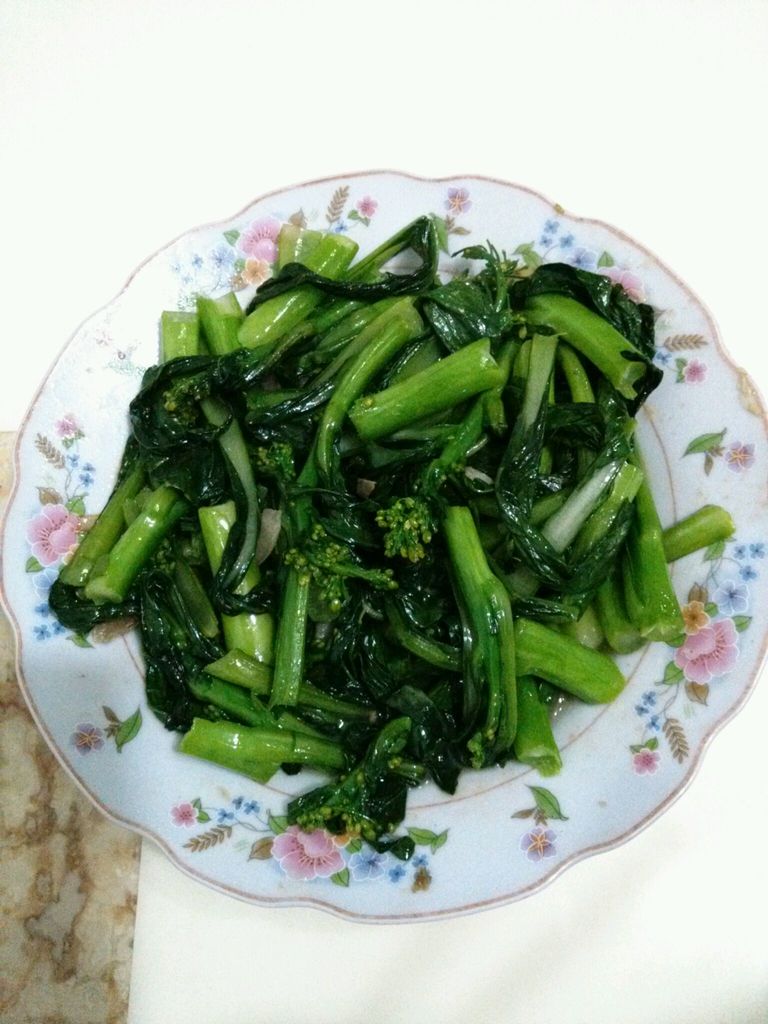 炒菜心怎么做_炒菜心的做法_豆果美食