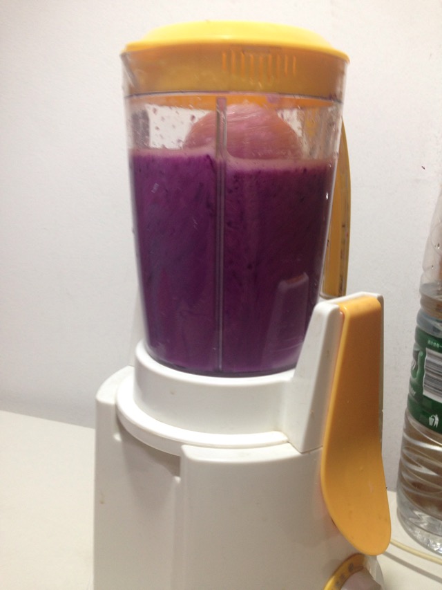 紫甘蓝火龙果汁 juice cleanse3