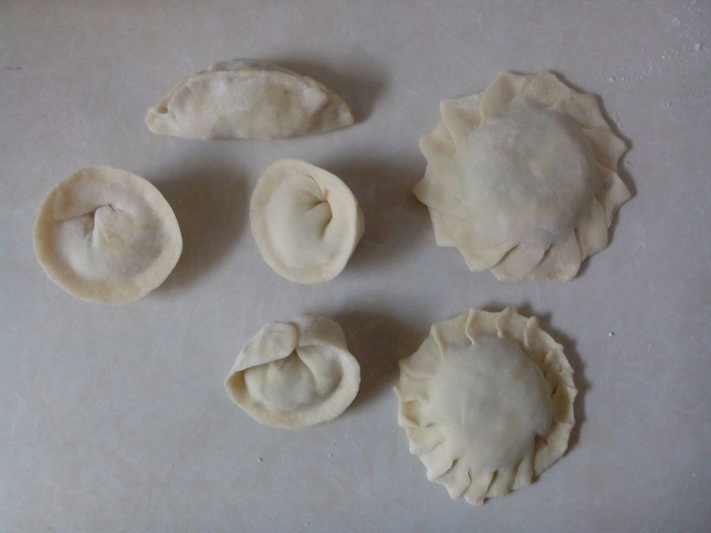 白菜香菇素饺子