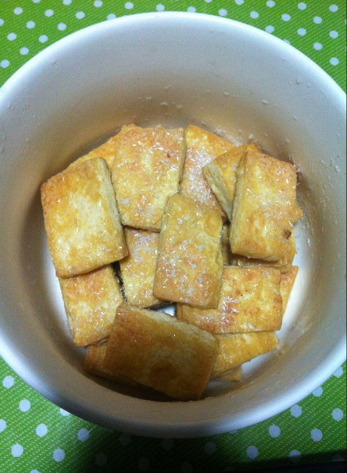 香煎老豆腐的做法_【图解】香煎老豆腐怎么做好吃_姝