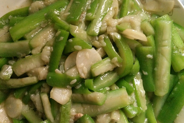 白油丝瓜