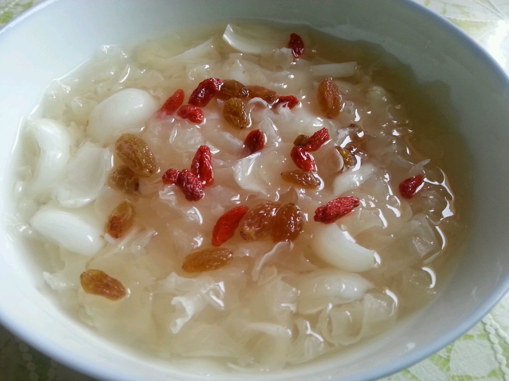 乐乐自家菜--百合银耳羹的奶油图解3淡做法可做奶茶吗图片