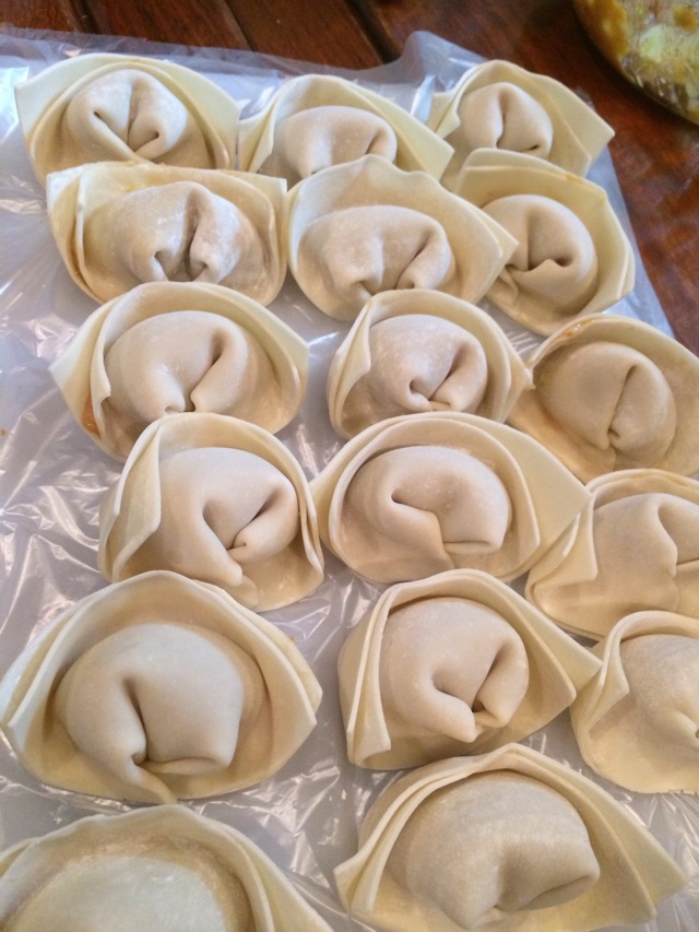 包馄饨吧～馅料尽量多啊,吃着过瘾