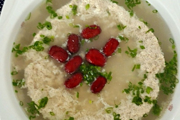 豆腐蒸肉饼汤
