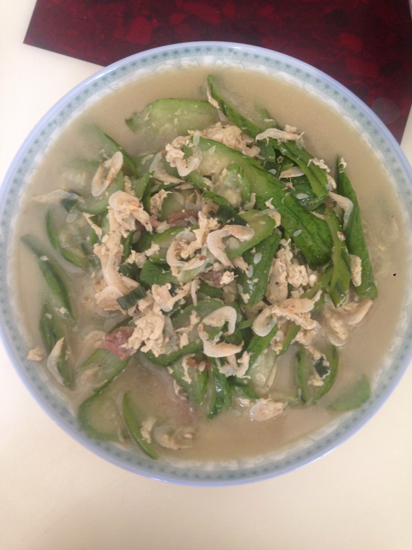 丝瓜鸡蛋汤