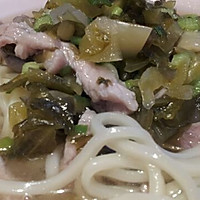 酸菜肉丝面