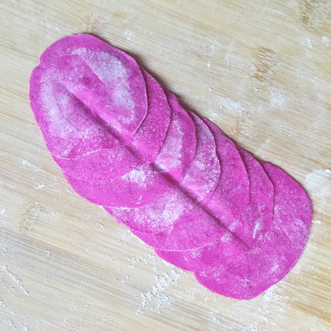 玫瑰花馒头 火龙果版本