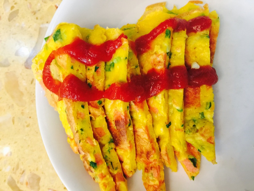 火腿肠鸡蛋饼