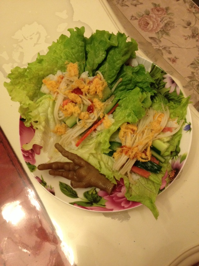 生菜包饭