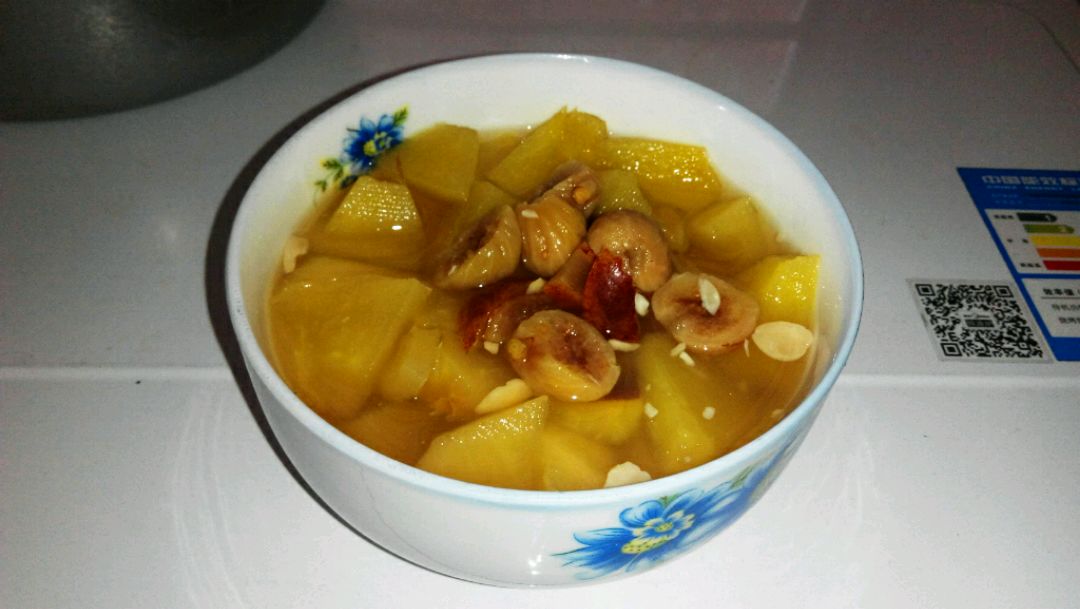 夏季南北杏无花果苹果淡甜汤的做法