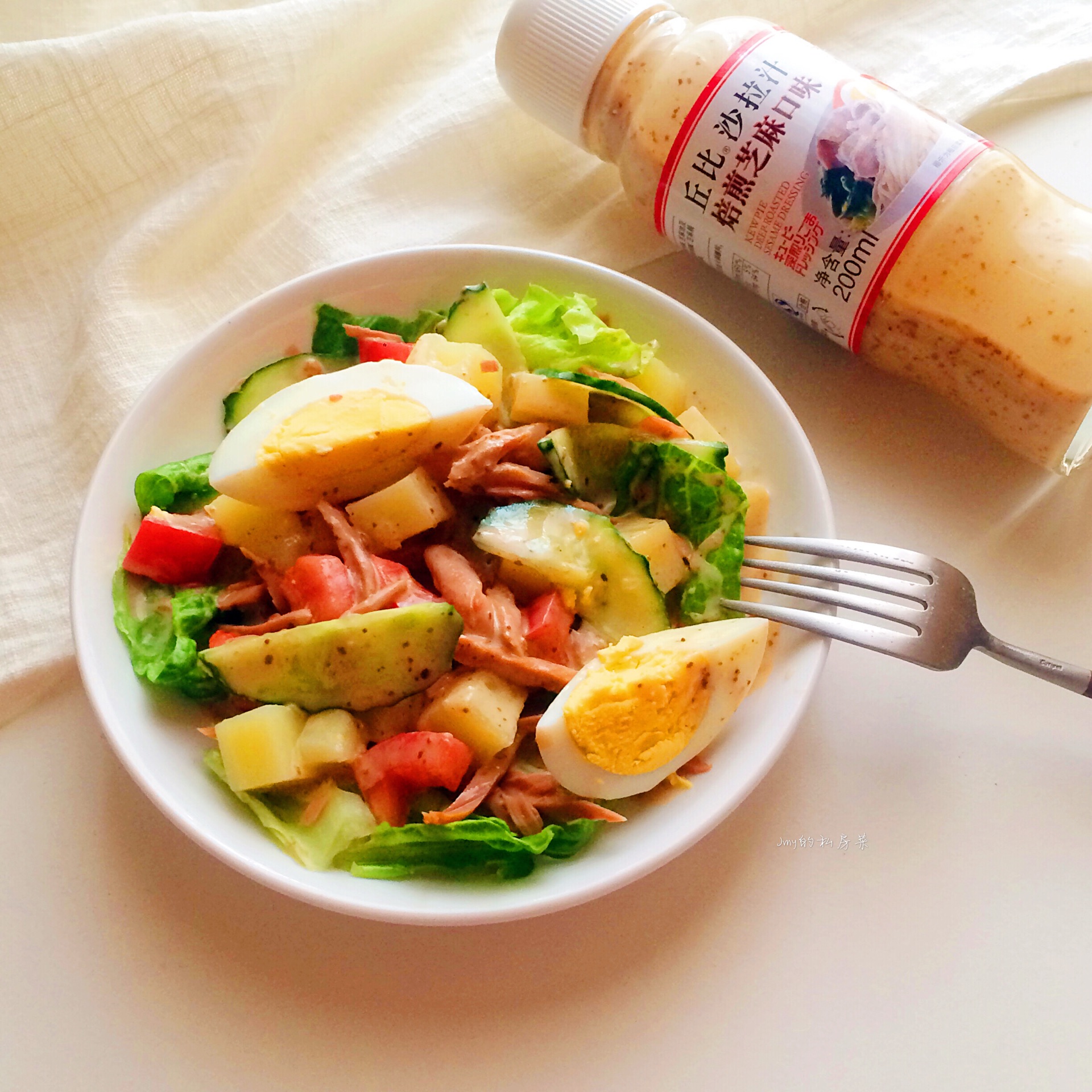尼斯沙拉#丘比轻食厨艺大赛#的做法图解6