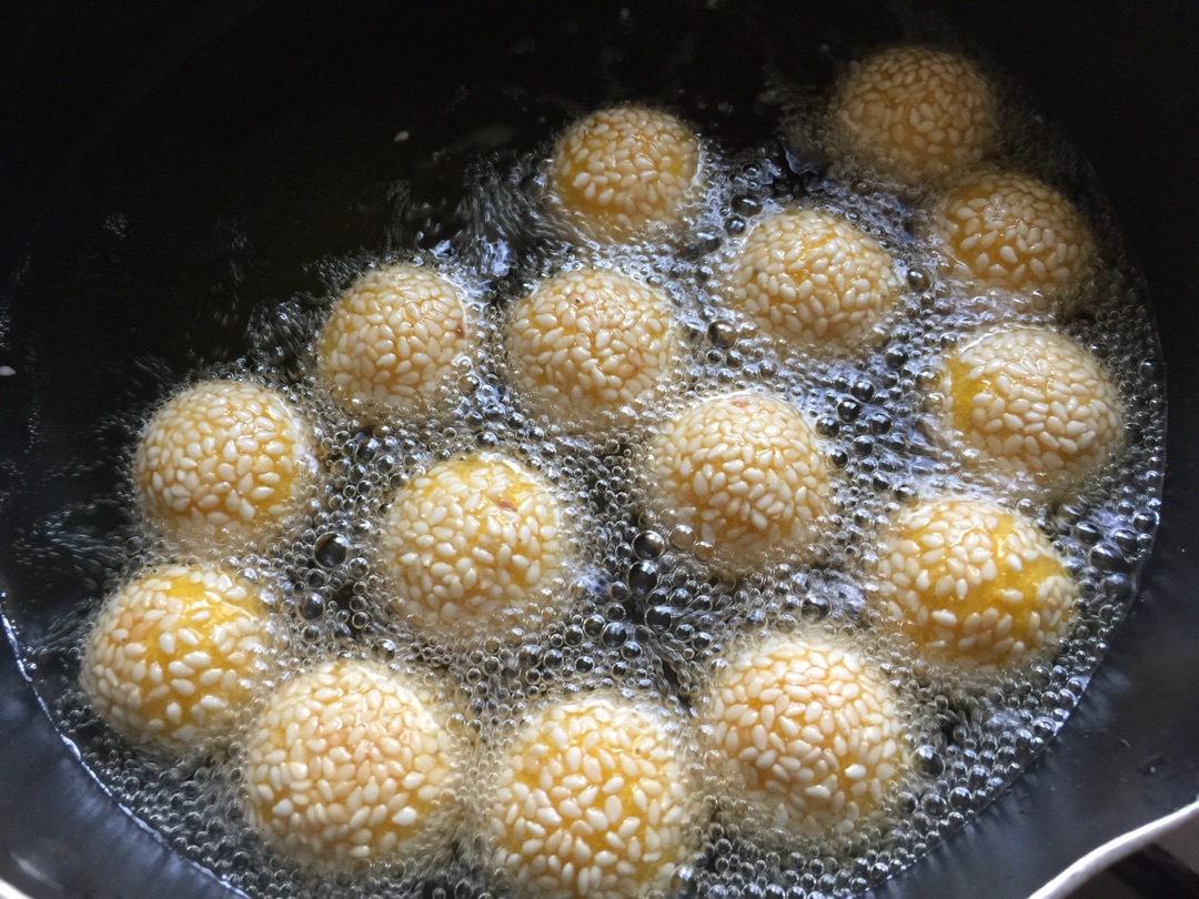 南瓜小麻球的做法