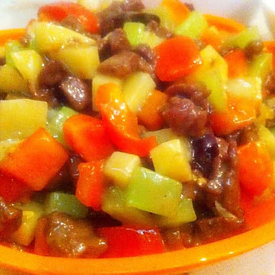 炒牛肉丁