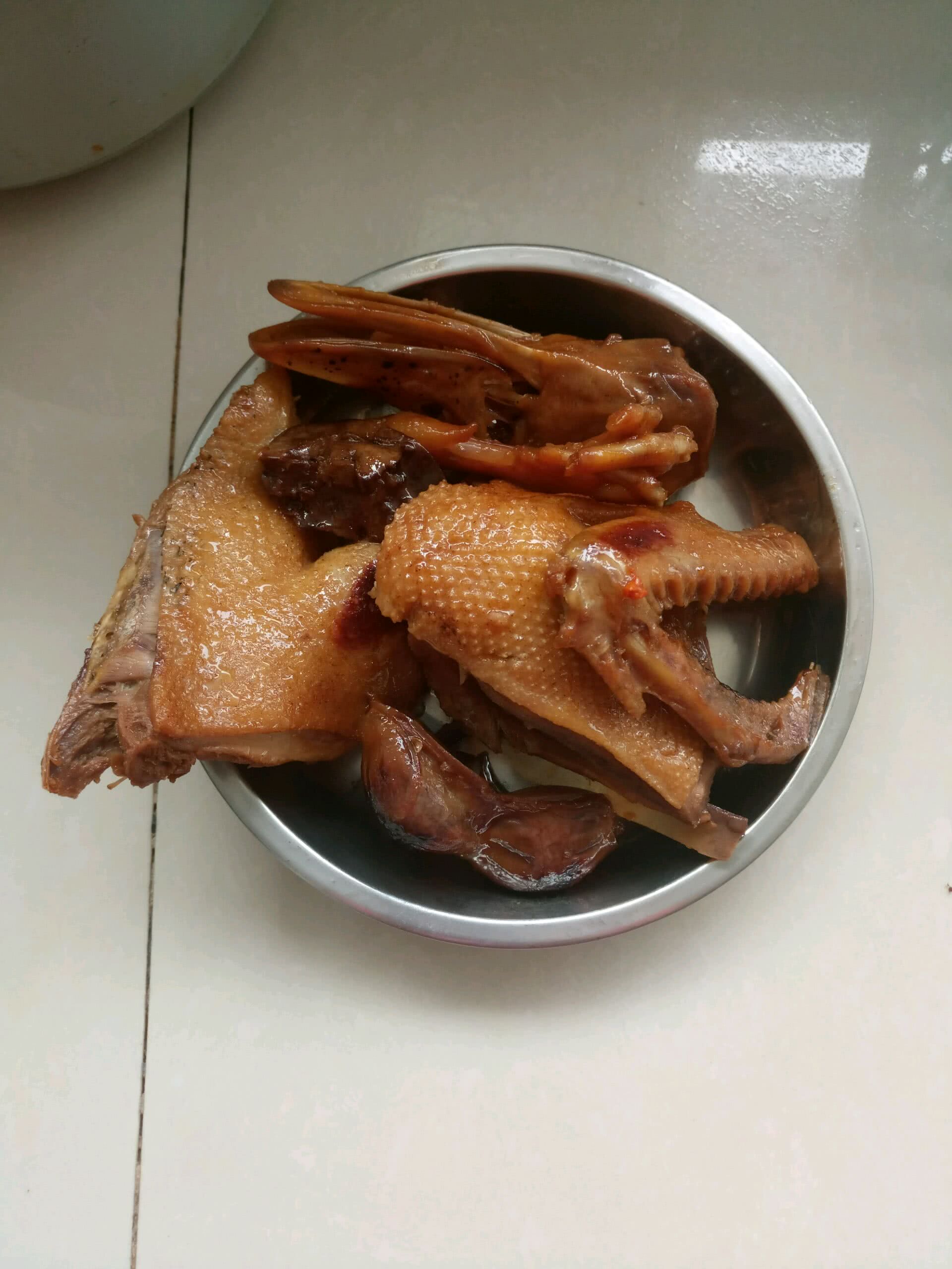 砂锅半边鸭