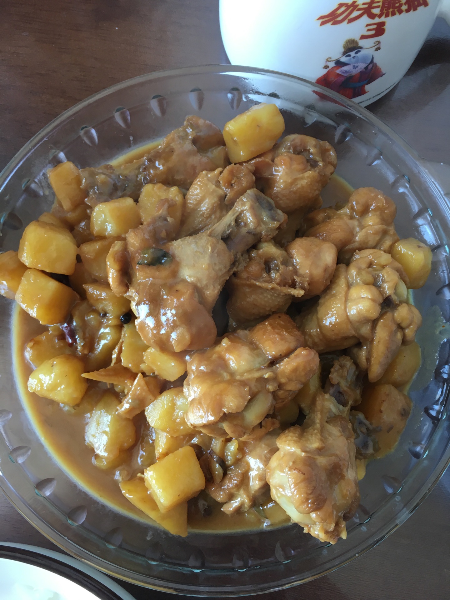 鸡翅根炖土豆