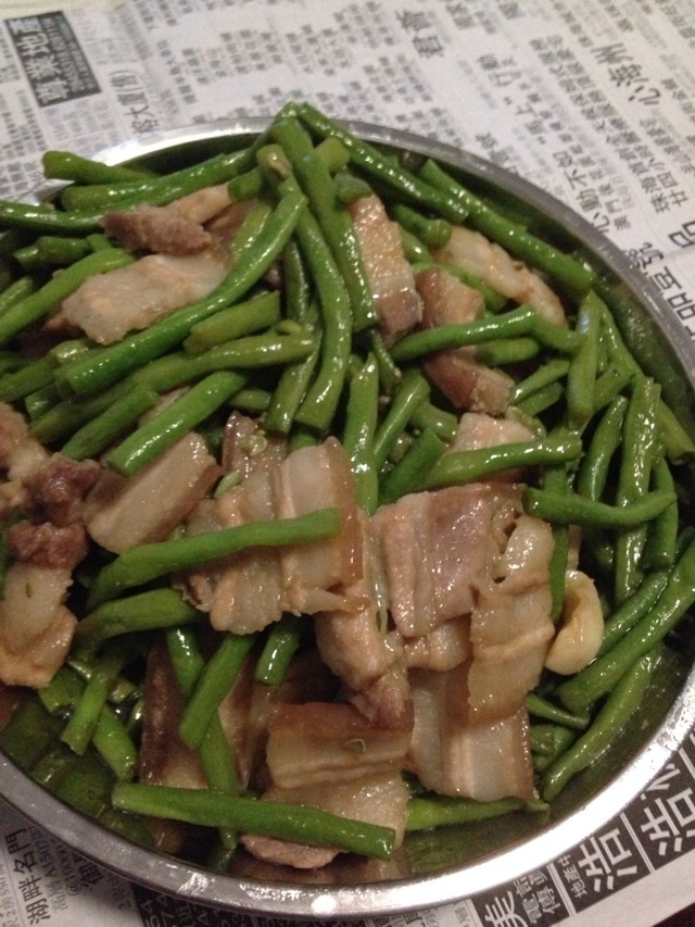 豆角炖肉