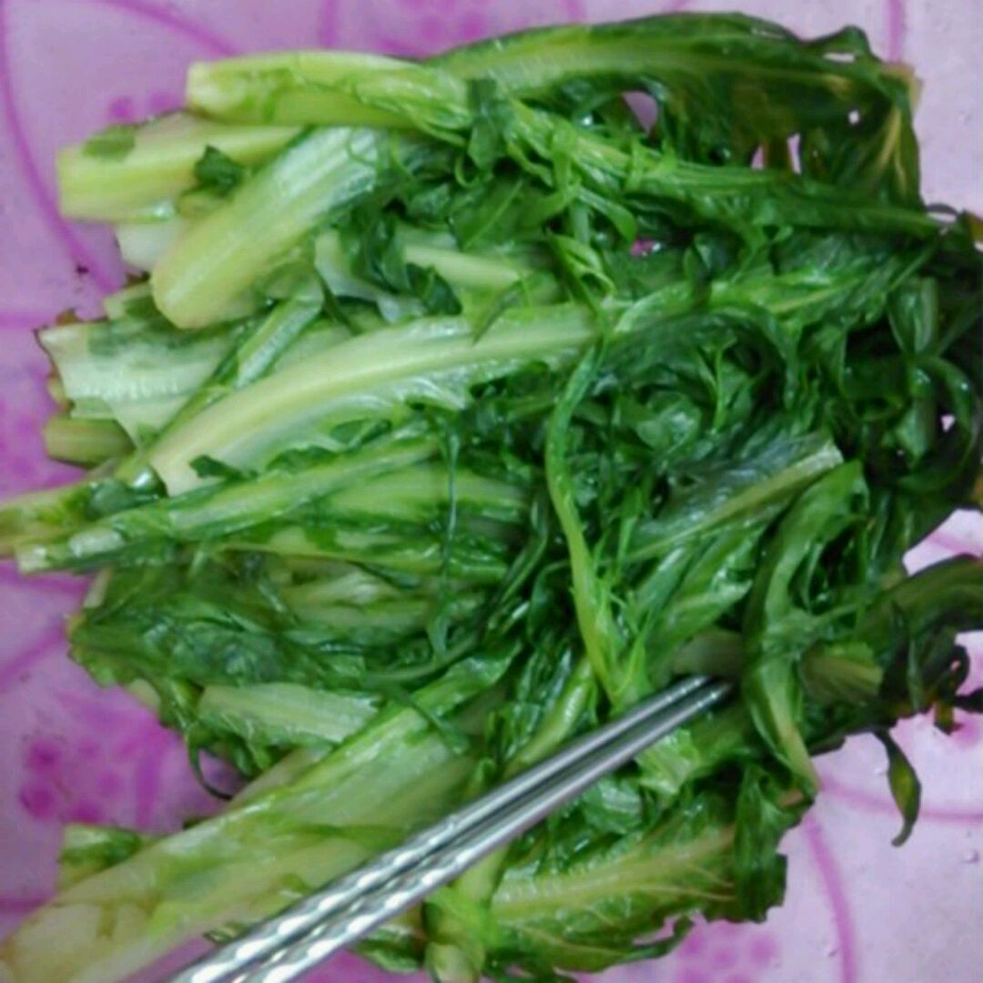 剁椒凉拌苦麦菜的做法图解2