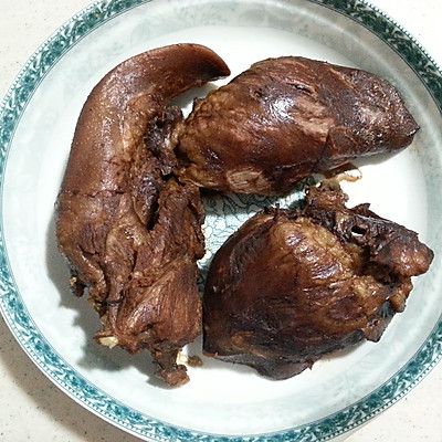 炒口条,猪心