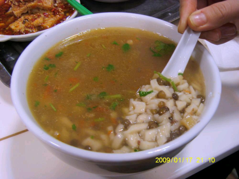 扁豆面旗子的做法