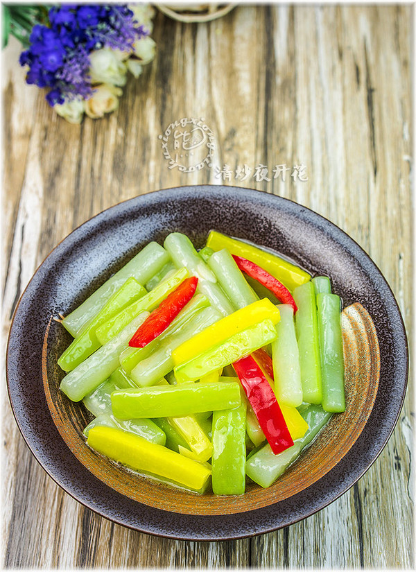 美食大王牌试吃菜品《清炒夜开花》