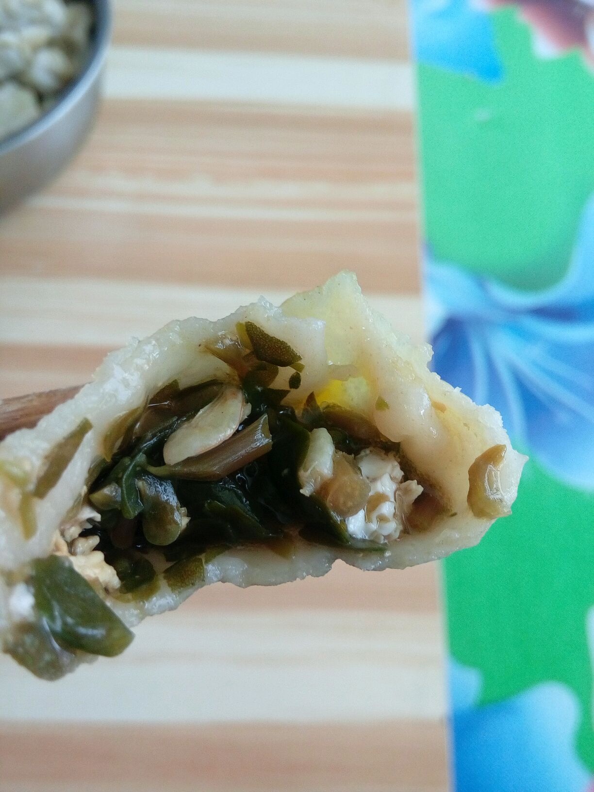 马齿苋馅饺子