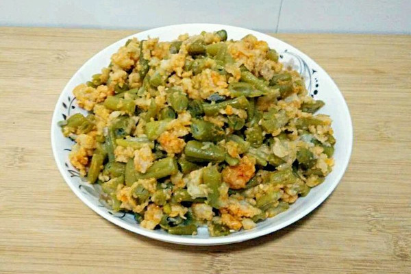 豆角麦饭