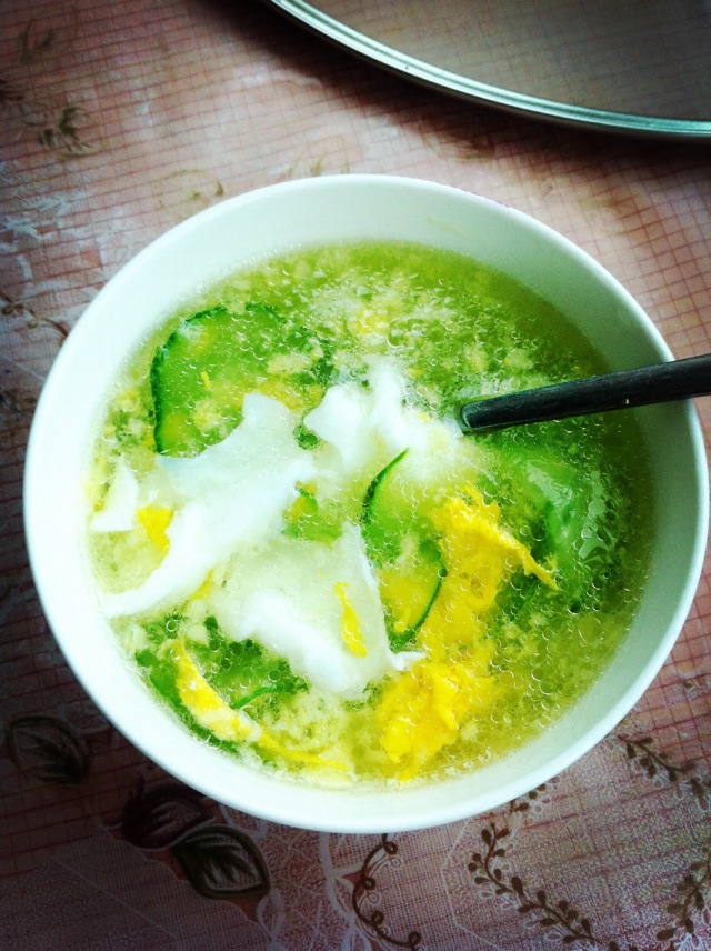 黄瓜鸡蛋汤的做法