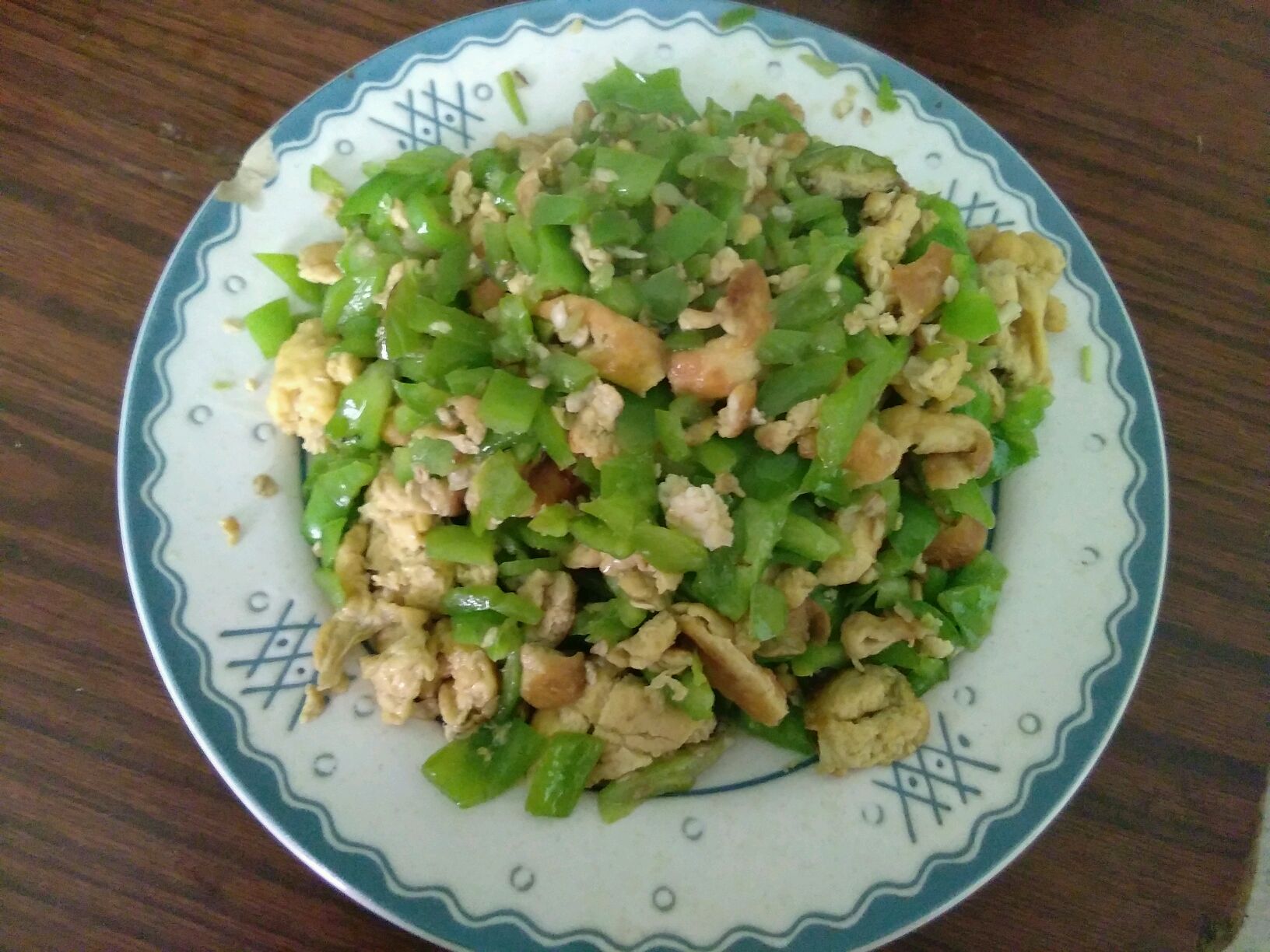 鸭蛋炒辣椒