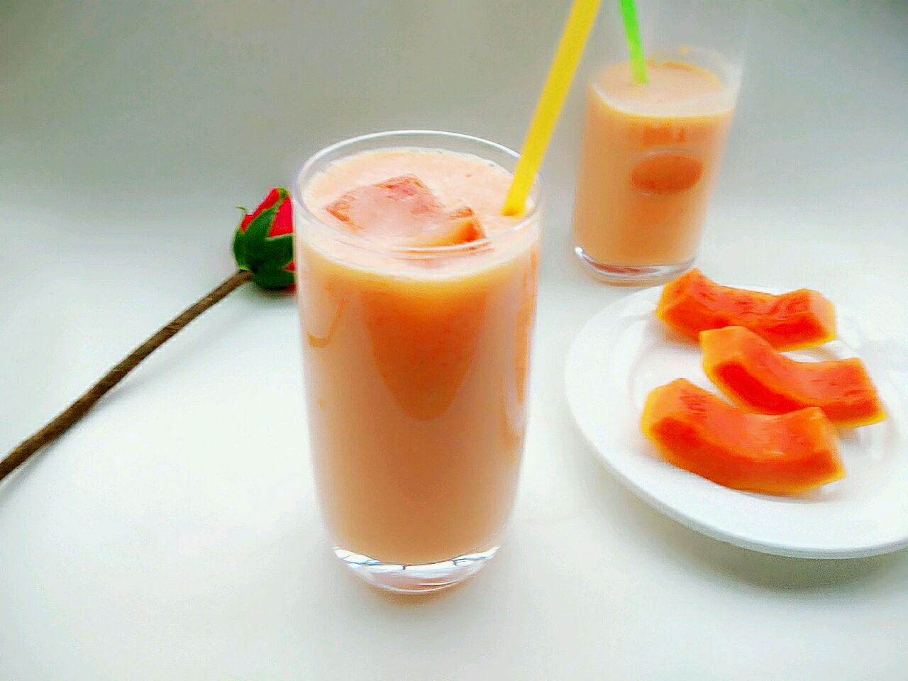 木瓜牛奶汁#九阳至爱滋味