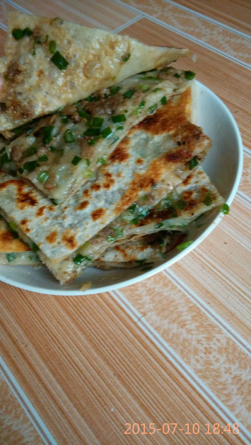 葱花肉饼