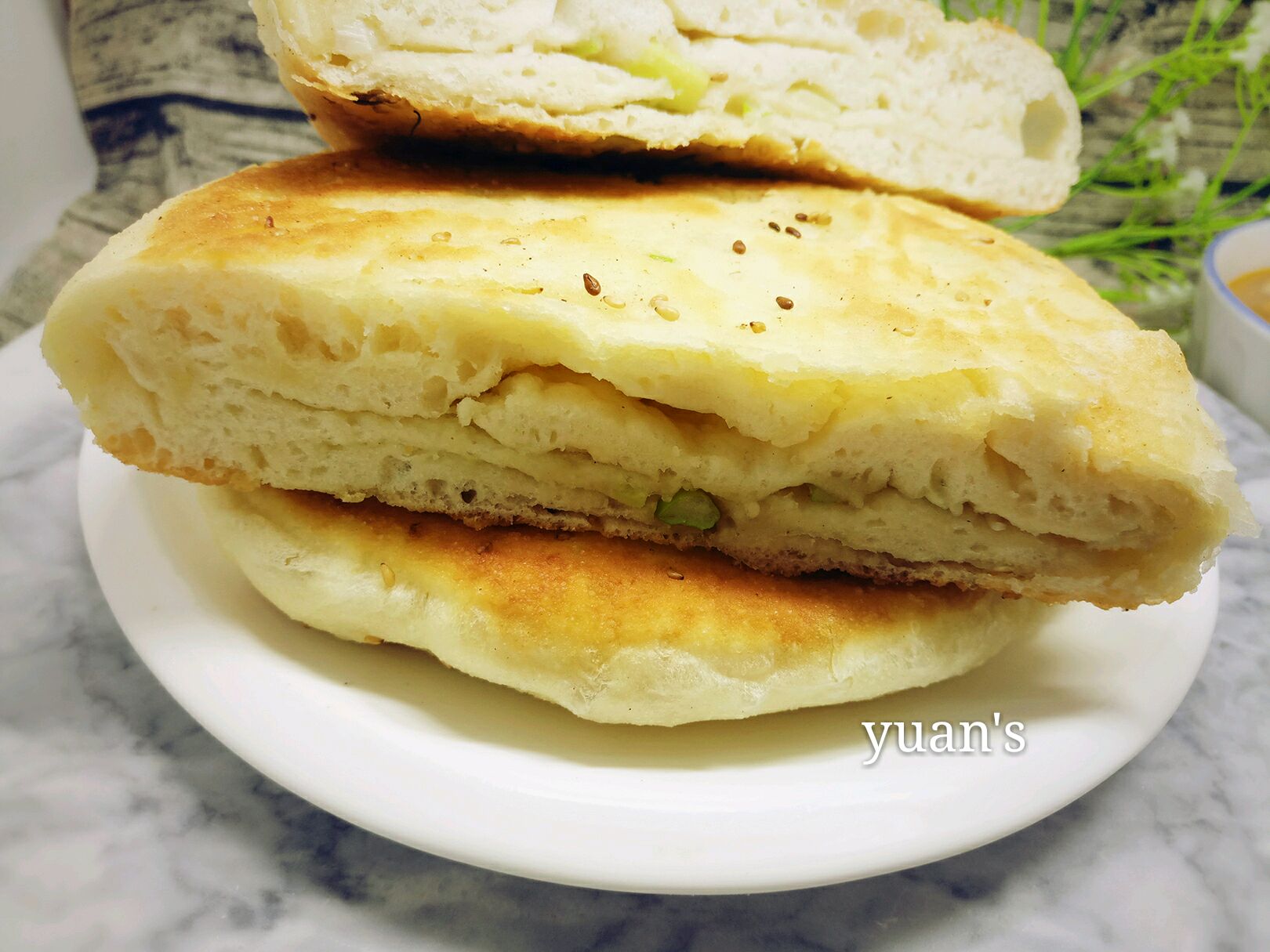 发面葱油饼怎么做_发面葱油饼的做法_yuan的美食小铺_豆果美食