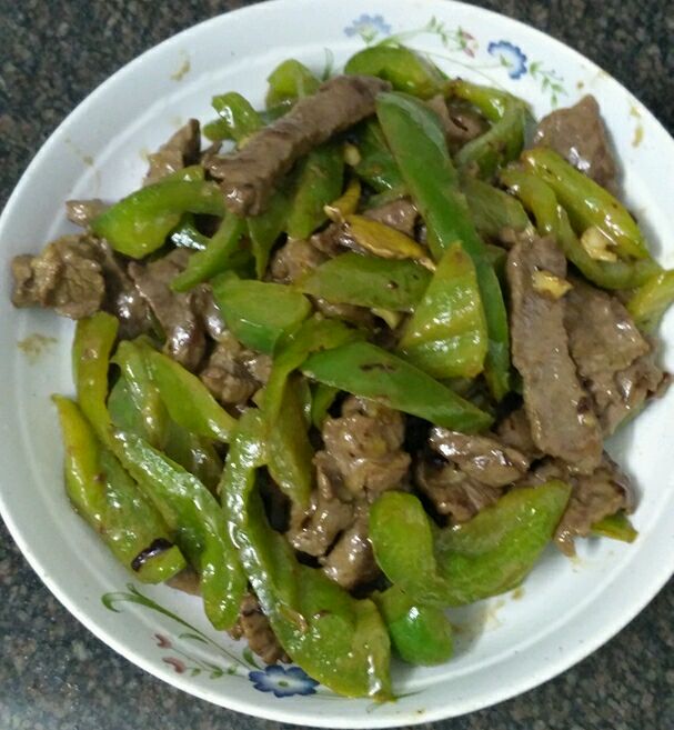 青椒炒牛肉