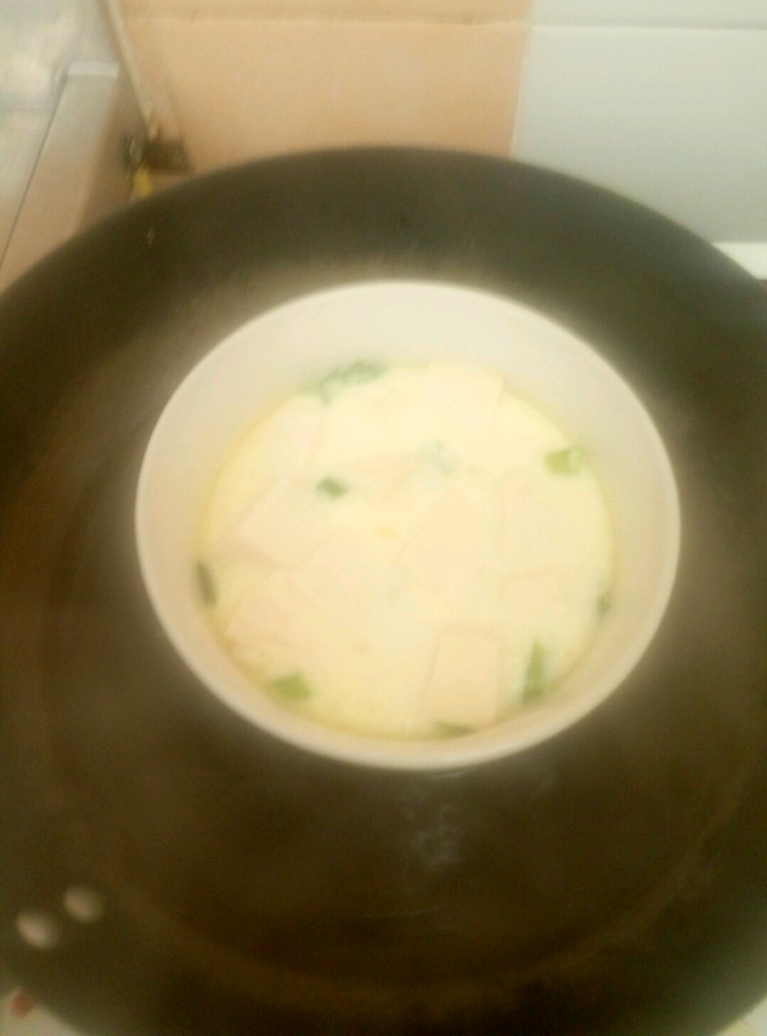 肉沫豆腐蒸蛋