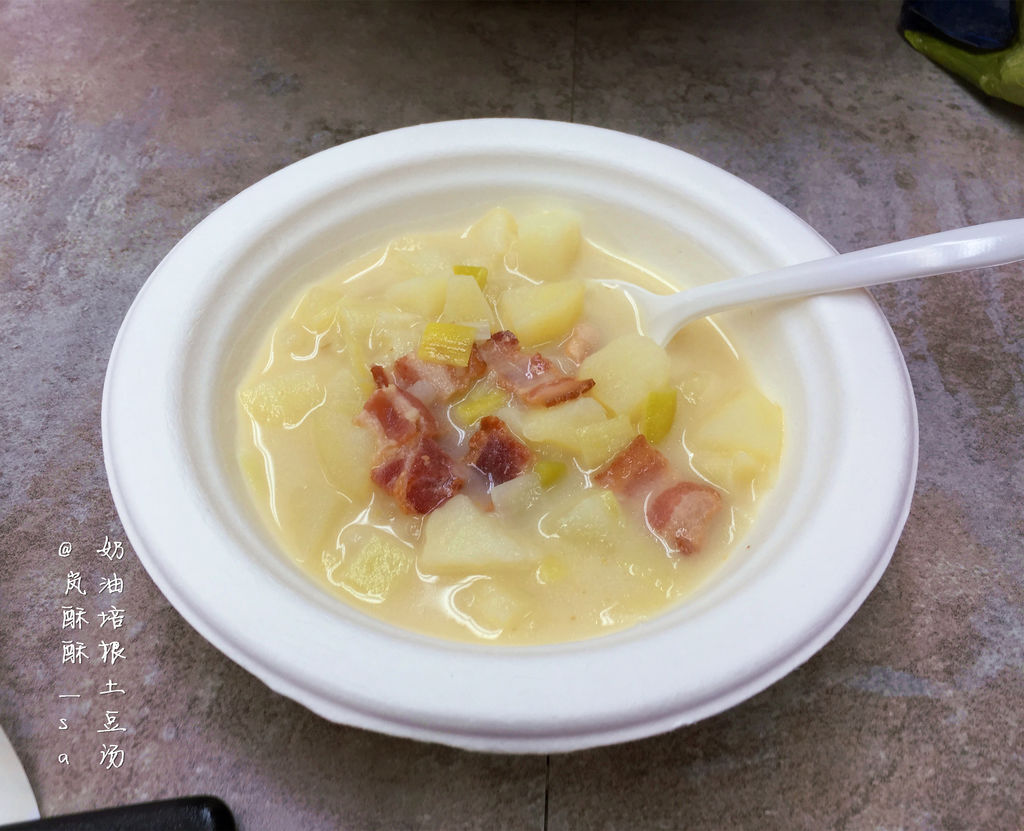 奶油培根土豆汤bacon potato cream soup