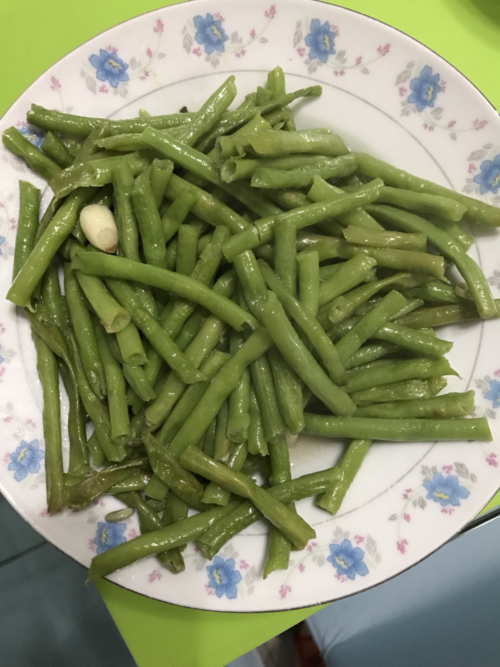 清炒长缸豆