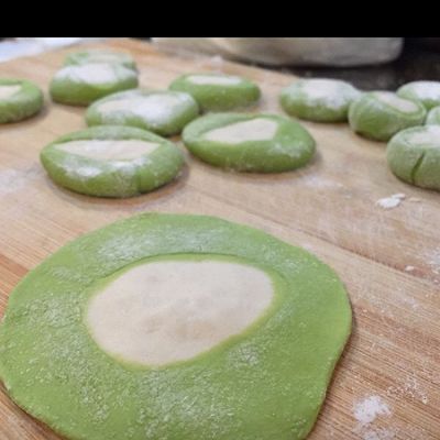 翡翠玉白菜饺子
