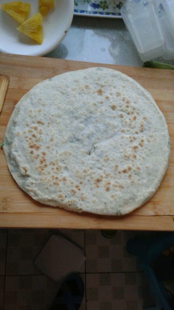韭菜鸡蛋塌饼