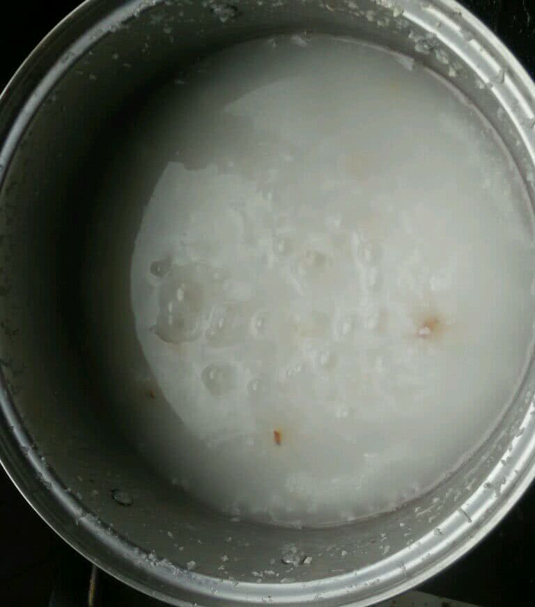 苋菜鸡肉稀饭