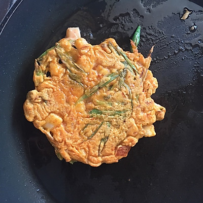 海鲜泡菜饼