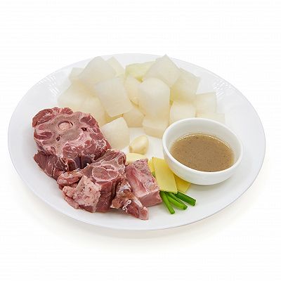 羊干贝炖蝎子汤的做法_【图解】羊萝卜炖做法海鲜蝎子酱萝卜图片