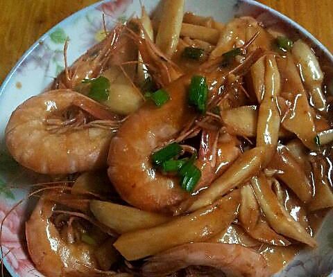 茄汁茭白虾