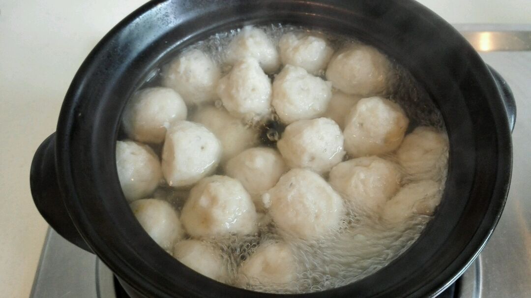 香菜鱼丸汤