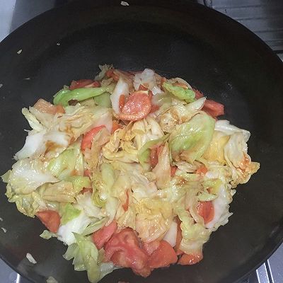 大头菜炒西红柿(酸酸的才好吃)