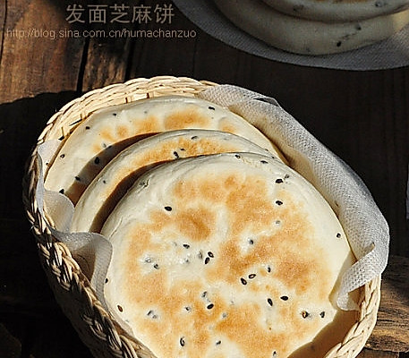 发面芝麻饼