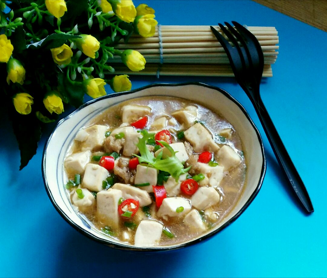 家常炖豆腐的做法图解6