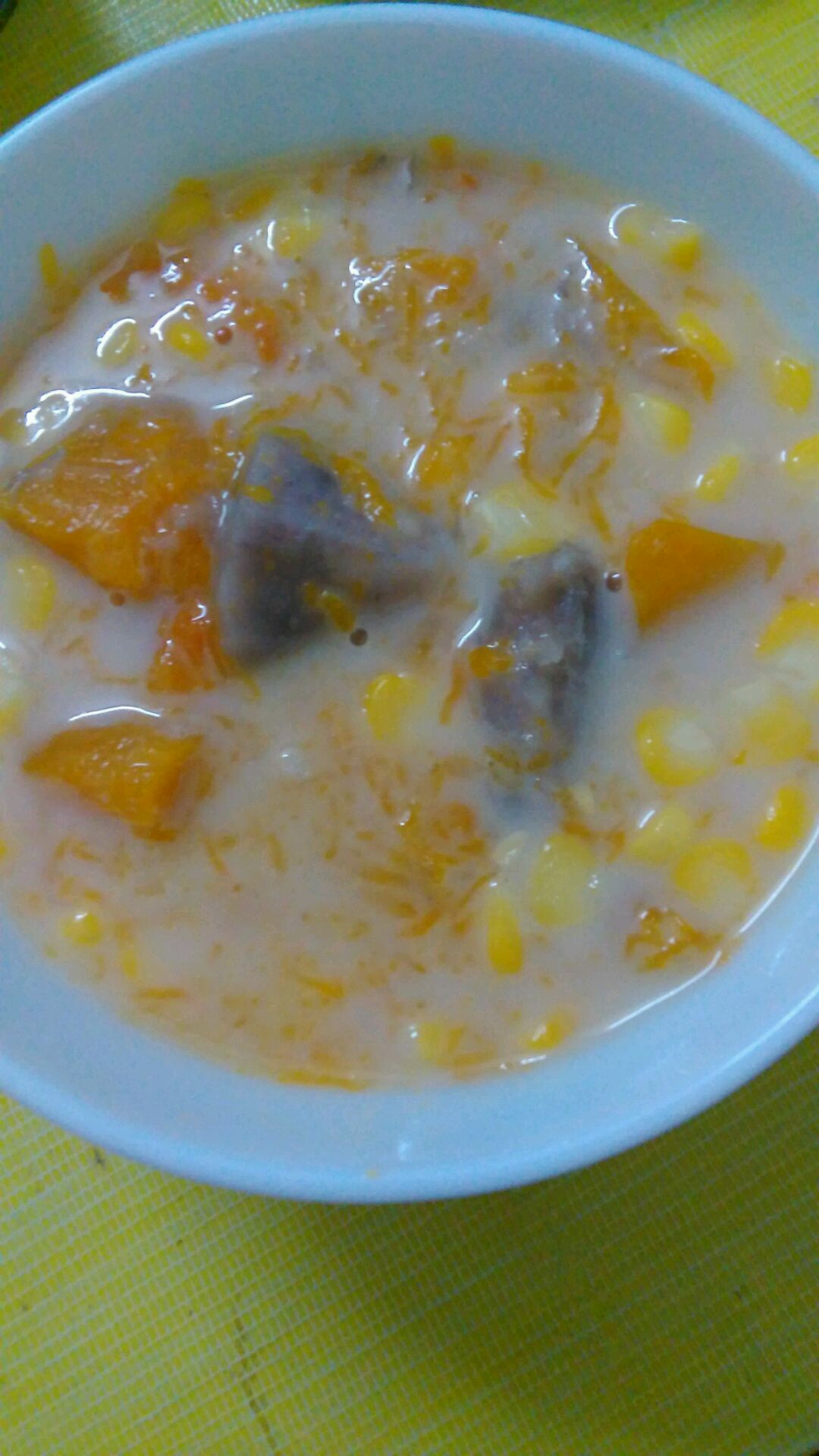 南瓜芋头炼奶煲
