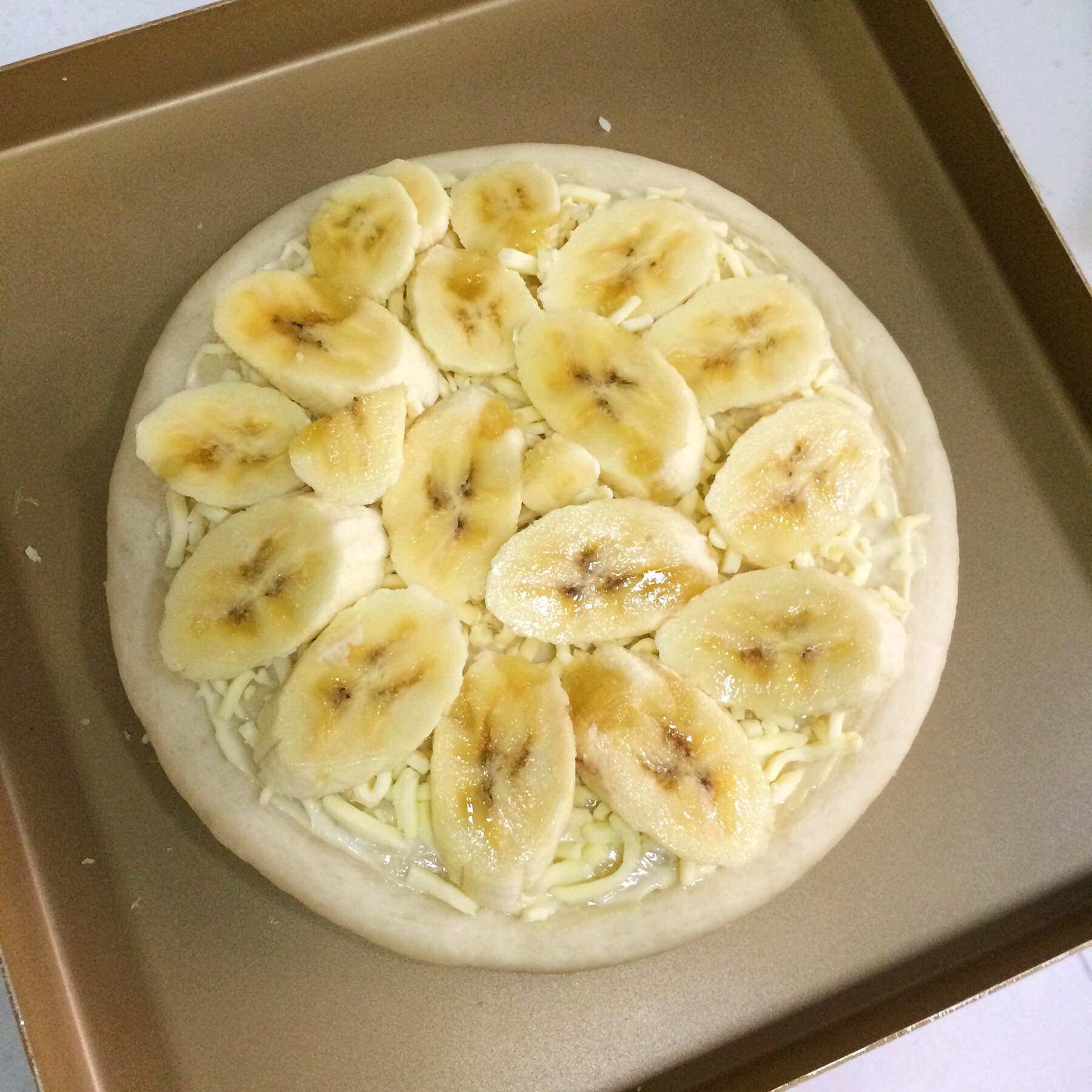 香蕉芒果披萨的做法_【图解】香蕉芒果披萨怎么做如何做好吃_香蕉芒果披萨家常做法大全_风意画_豆果美食