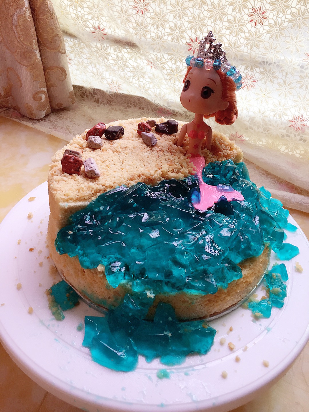 Hippomama's Kitchen 怡。然自得: 公主蛋糕 Princess Birthday Cake