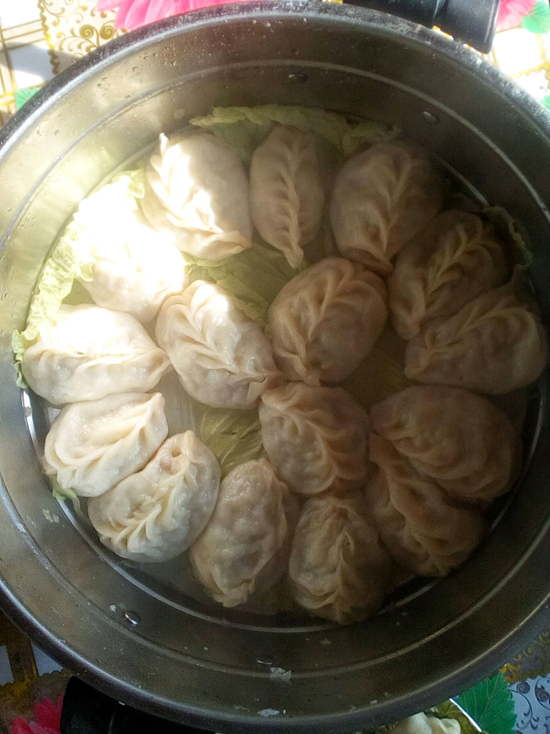 白菜猪肉蒸饺